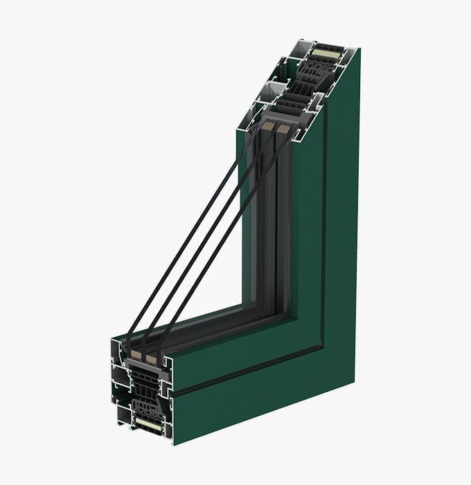 Profil Ferestre termoizolante din Aluminiu