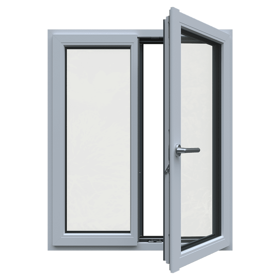 Fereastră din PVC 7Stars deschisă