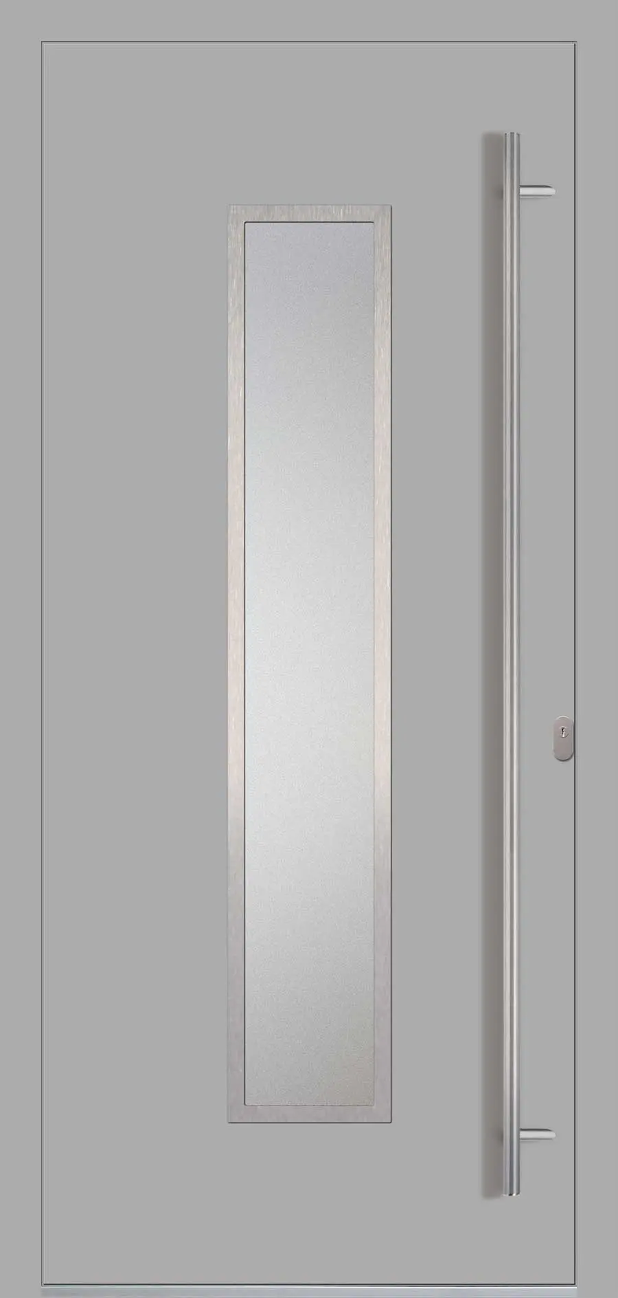 Panel uși intrare Aluminiu Gama Modern - model QF-AL-02 DUBLIN