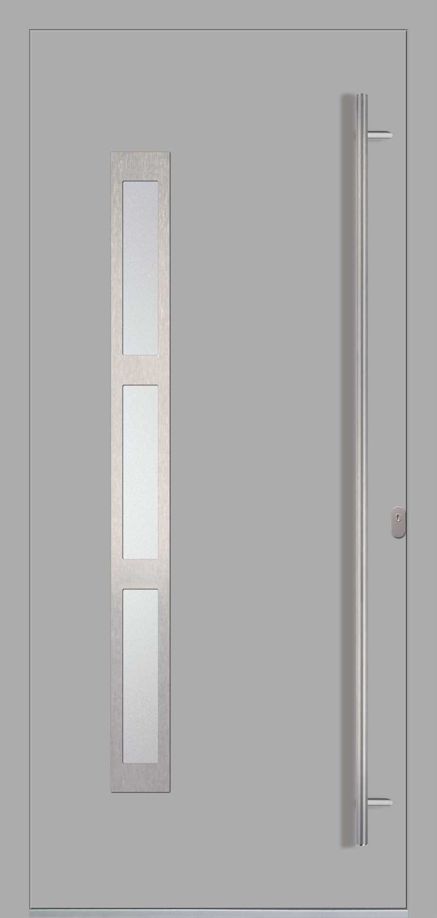 Panel uși intrare Aluminiu Gama Modern - model QF-AL-13 VILNIUS