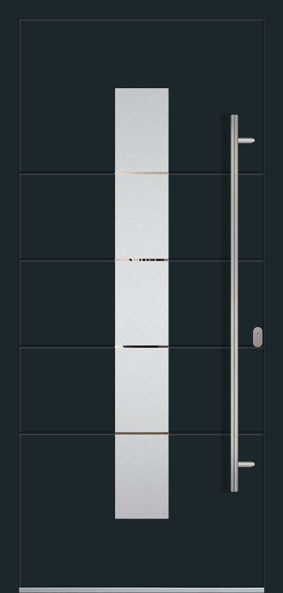 Panel uși intrare Aluminiu Gama Modern - model QF-AL-27 MUNICH