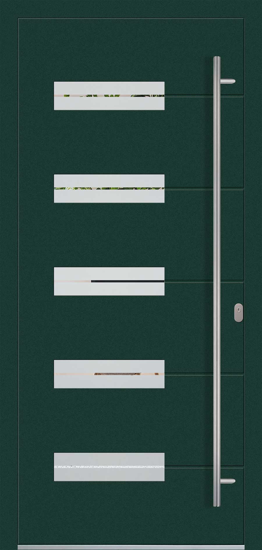 Panel uși intrare Aluminiu Gama Modern - model QF-AL-34 ZÜRIKH