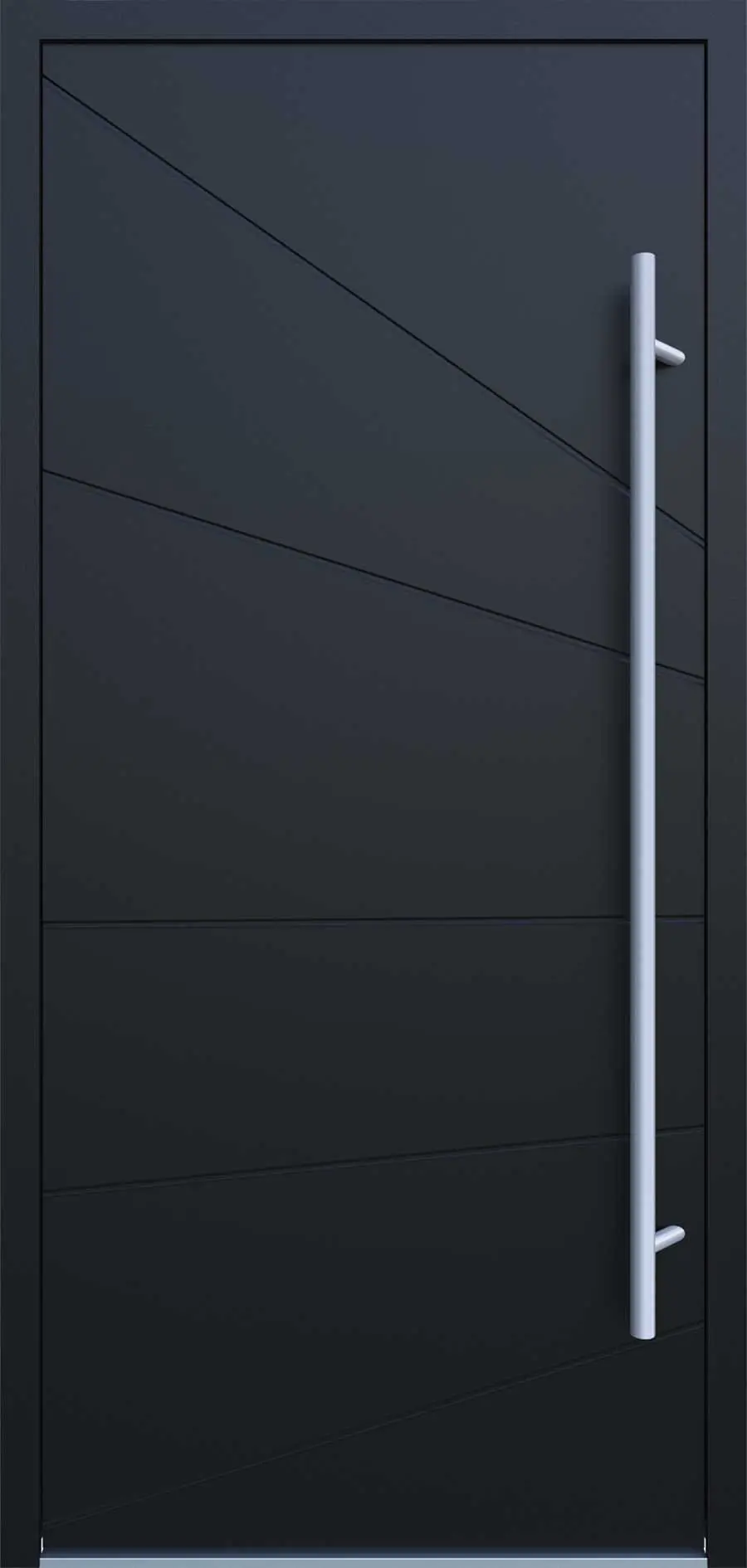 Panel uși intrare Aluminiu Gama Modern - model QF-AL-35 LISBON