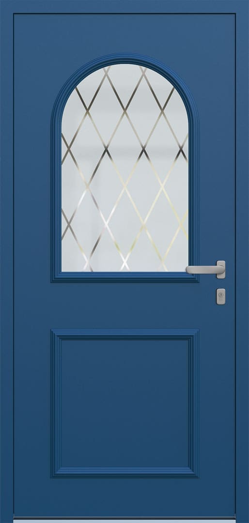 Panel uși de intrare din Aluminiu Gama Classic - model QF-PA-02.1 Bordeau