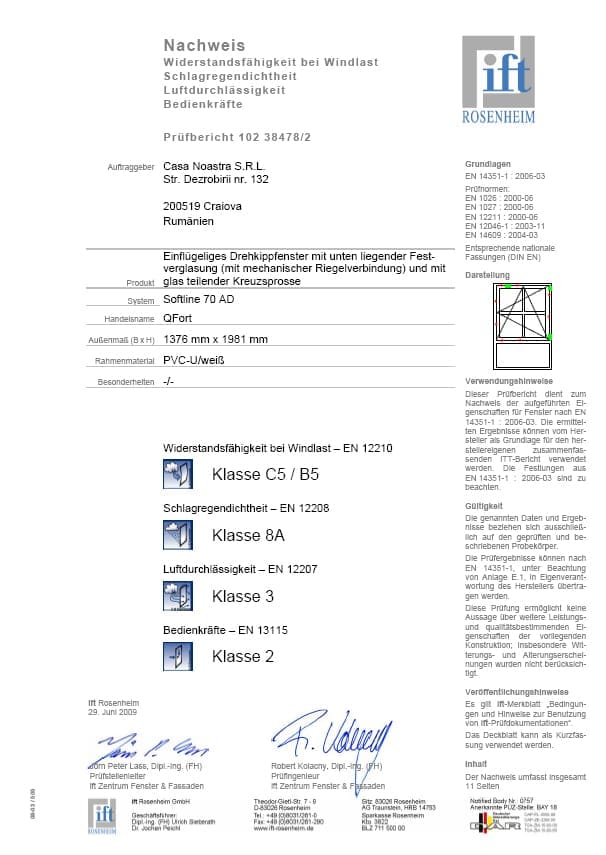 Certificato-ITT-Finestra-5Stars-con-1-anta